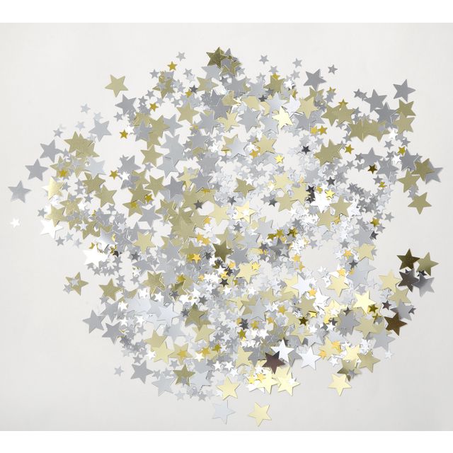 PLAYBOX Paljettmix stjärnor 100g | Skola och förskola - Hobbymaterial - Paljetter, strössel och glitterlim | Kontorsexperten