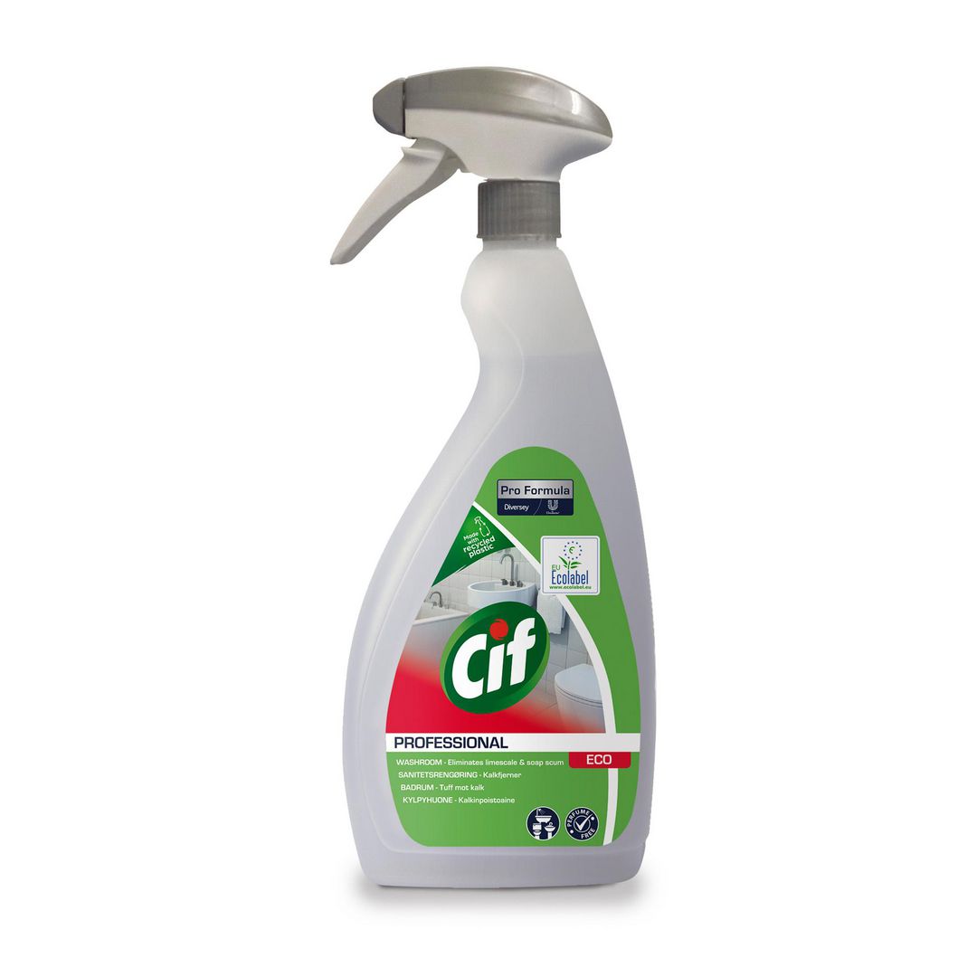 CIF WC-rent Pro Formula Eco Badrum 750ml | Städ och hygien - Rengöringsmedel - Sanitetsrent | Kontorsexperten