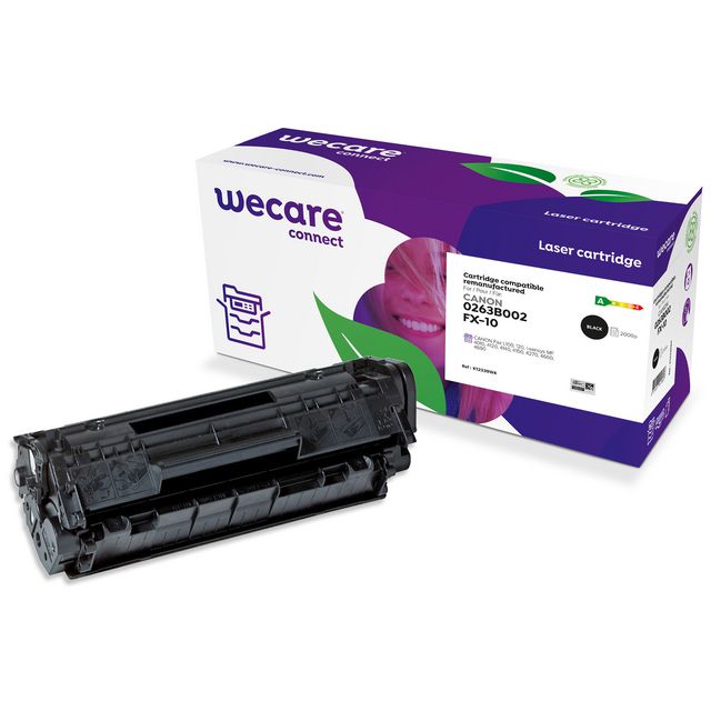 WECARE Toner CANON FX-10 2K svart | Toner och bläck - Tonerkassetter - Toner WeCare | Kontorsexperten