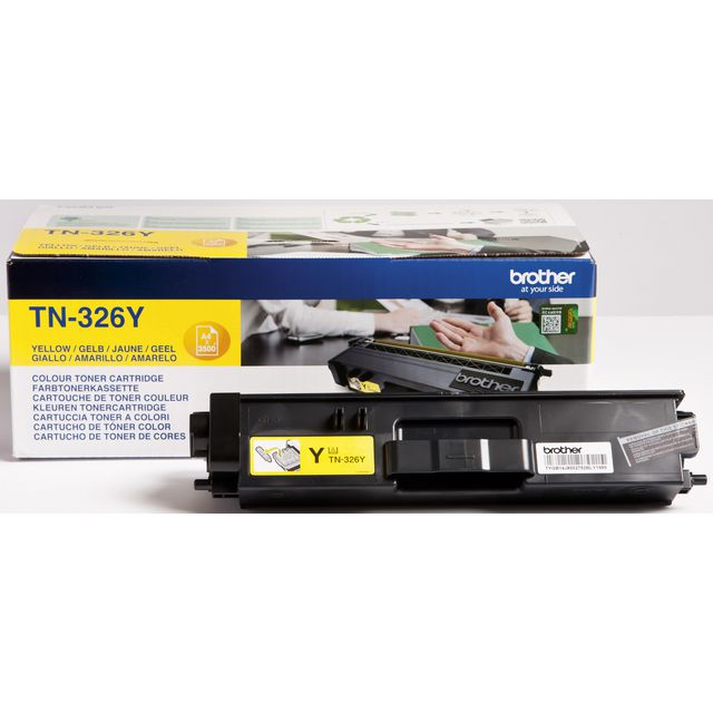 BROTHER Toner, 326Y, gul, TN326Y | Toner och bläck - Tonerkassetter - Toner Brother | Kontorsexperten
