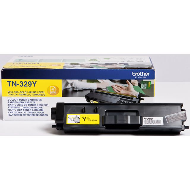 BROTHER Toner TN-329Y, gul | Toner och bläck - Tonerkassetter - Toner Brother | Kontorsexperten
