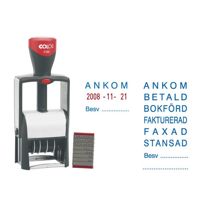 COLOP Stämpel datum stativ S2160/RL | Kontorsmaterial - Till skrivbordet - Stämplar | Kontorsexperten