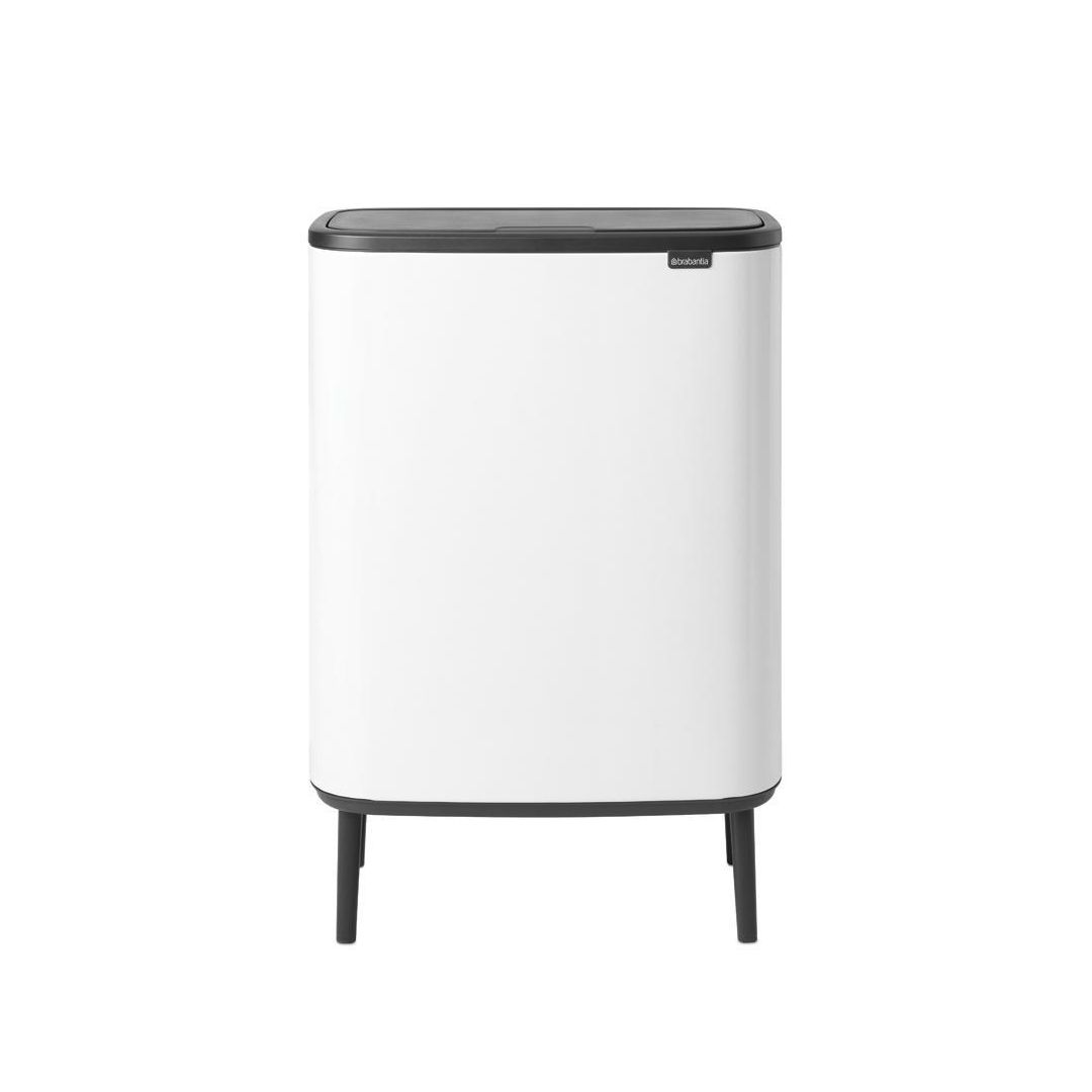 BRABANTIA Papperskorg Bo Touch Bin HI 60L Vit | Städ och hygien - Avfallshantering och källsortering - Papperskorgar | Kontorsexperten