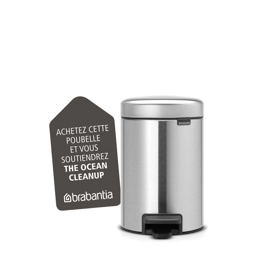 BRABANTIA Pedalhink newIcon 3L Matt | Städ och hygien - Avfallshantering och källsortering - Papperskorgar | Kontorsexperten
