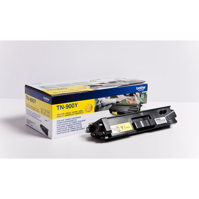 BROTHER Toner TN-900Y, gul | Toner och bläck - Tonerkassetter - Toner Brother | Kontorsexperten