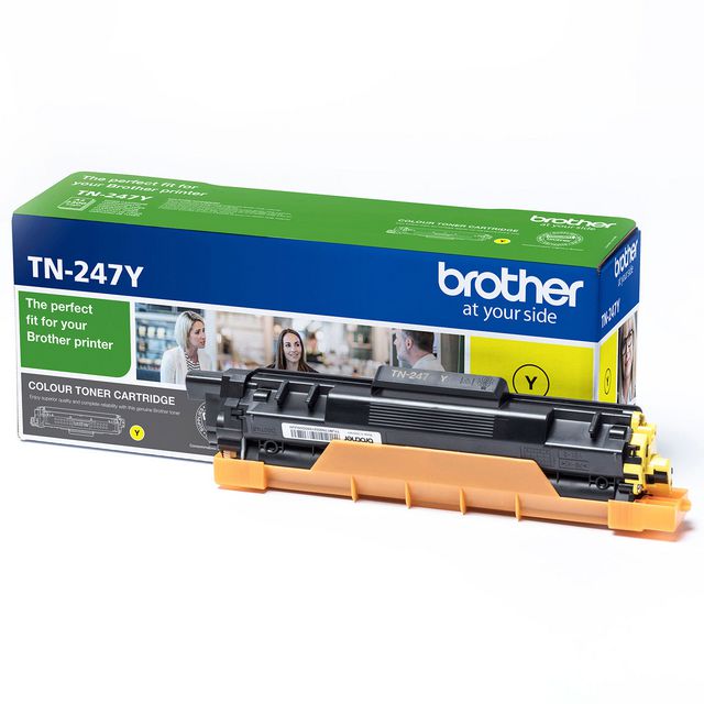 BROTHER Toner TN247Y Gul | Toner och bläck - Tonerkassetter - Toner Brother | Kontorsexperten