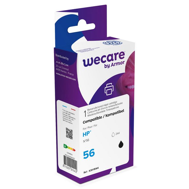 WECARE Bläckpatron 56 svart | Toner och bläck - Bläckpatroner - Bläckpatroner WeCare | Kontorsexperten