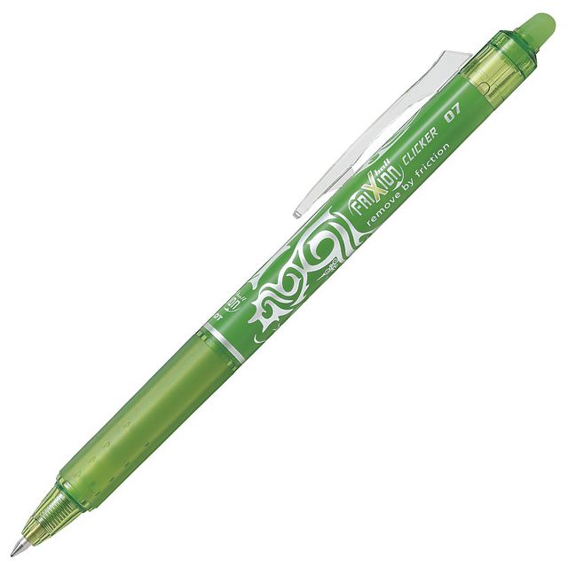 PILOT Gelpenna Frixion Clicker 0,7 ljusgrön | Kontorsmaterial - Pennor - Gelpennor raderbara | Kontorsexperten