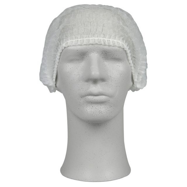 ABENA Hårnät vit non-woven 200/fp | Skyddsutrustning - Engångskläder - Hår- och skäggnät | Kontorsexperten