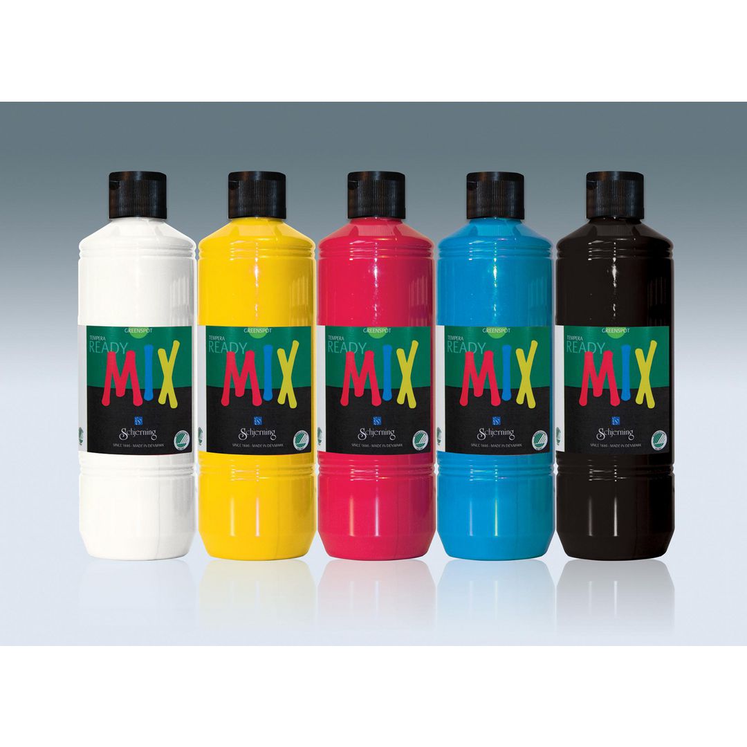 Readymix Svanenmärkt 500ml 5/fp | Skola och förskola - Målarfärg och tillbehör - Readymix | Kontorsexperten