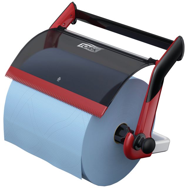 TORK Dispenser W1 Väggställ röd | Städ och hygien - Toalettpapper och torkpapper - Hållare - Industritork | Kontorsexperten