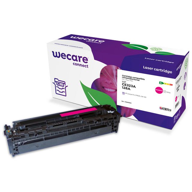 WECARE Toner HP CE323A 1,3K magenta | Toner och bläck - Tonerkassetter - Toner WeCare | Kontorsexperten