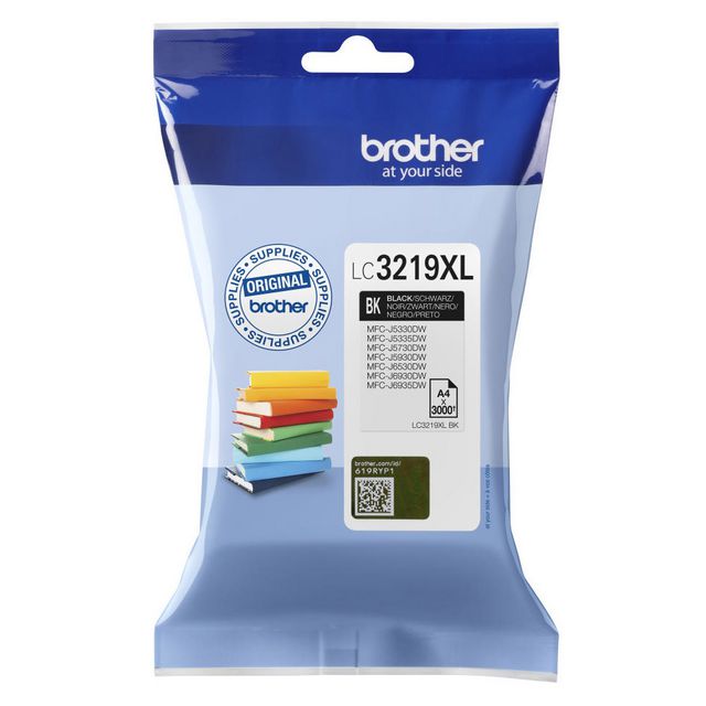 BROTHER Bläckpatron LC3219XLBK Svart | Toner och bläck - Bläckpatroner - Bläckpatroner Brother | Kontorsexperten