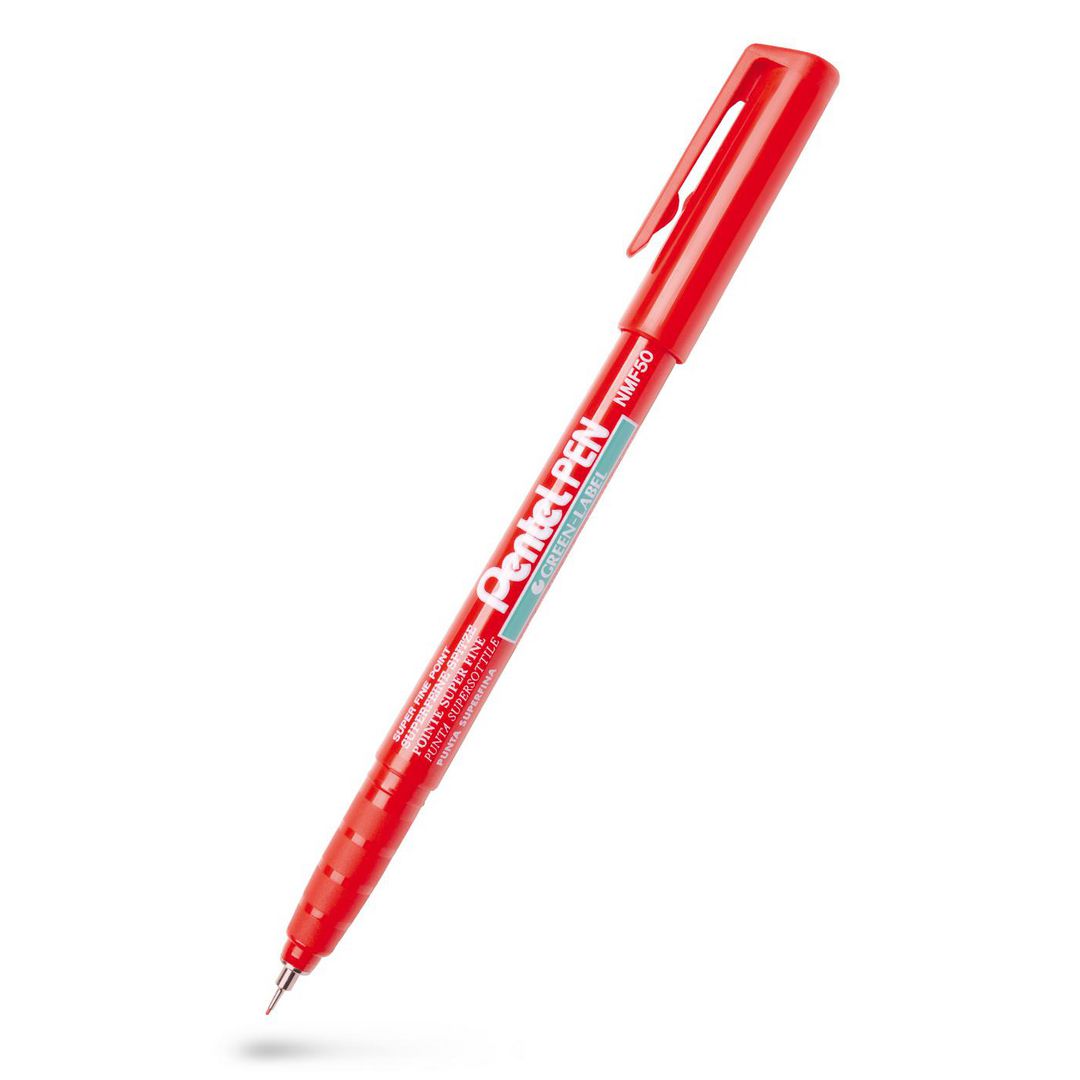 PENTEL Märkpenna perm. super fine röd | Kontorsmaterial - Pennor - Finelinerpennor | Kontorsexperten