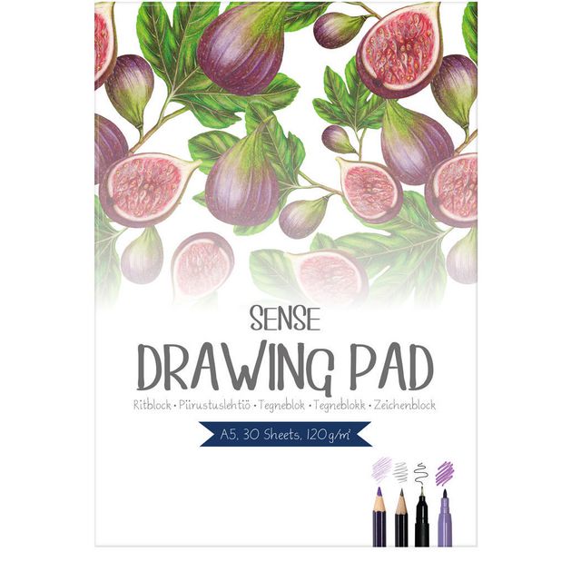 SENSE Ritblock A5 120g | Skola och förskola - Bild och form - Ritblock och målarböcker | Kontorsexperten