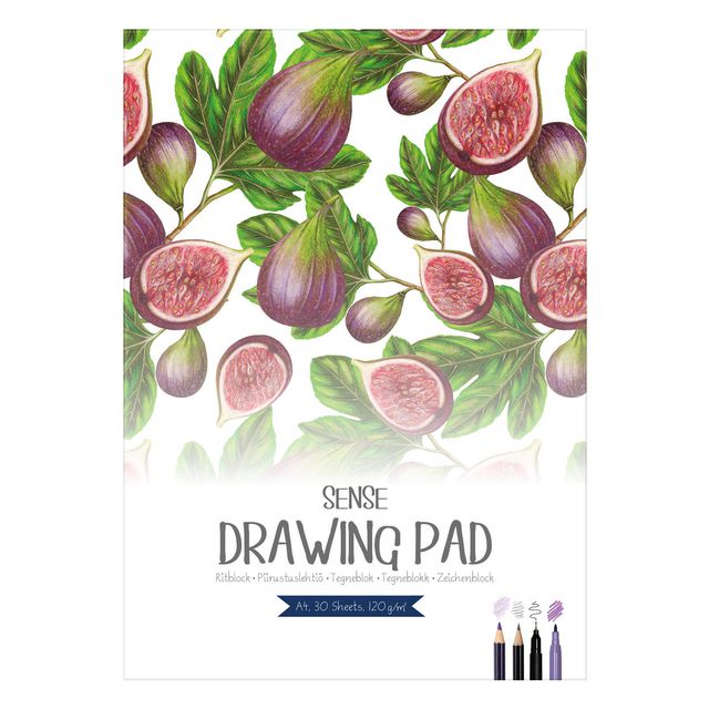 SENSE Ritblock A4 120g | Skola och förskola - Bild och form - Ritblock och målarböcker | Kontorsexperten