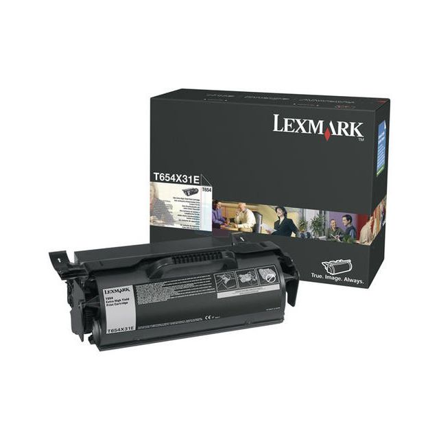 Lexmark Toner, svart, singelförpackning, T654X31E | Toner och bläck - Tonerkassetter - Toner Lexmark | Kontorsexperten