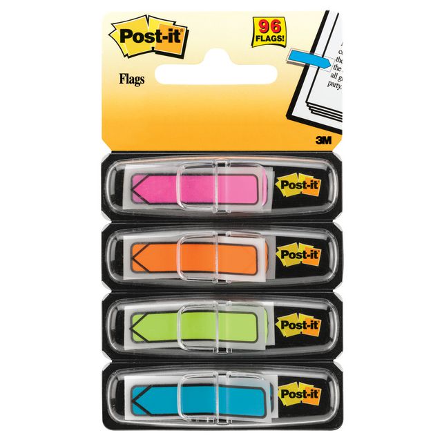 POST-IT Index 11,9x43,2mm pil 96/fp | Kontorsmaterial - Indexflikar och märkflikar - Indexflikar i plast | Kontorsexperten