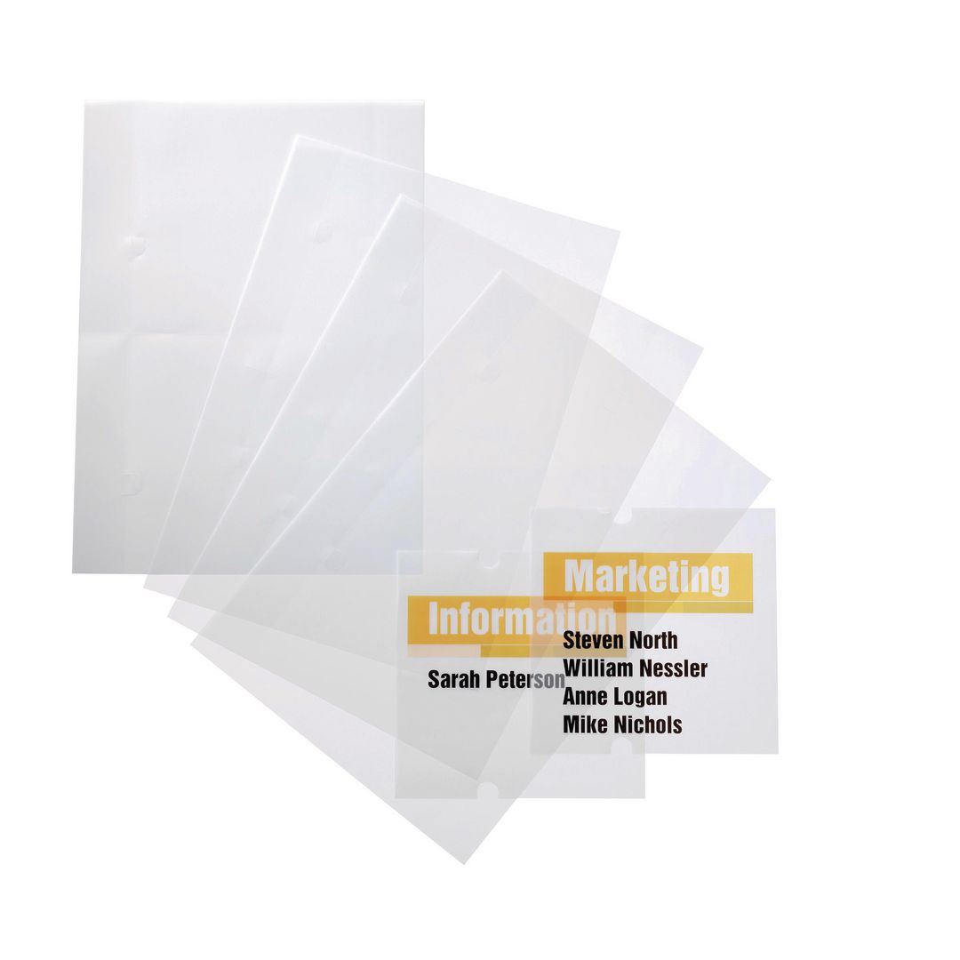 DURABLE Instick Crystal Sign 148x105mm 10/fp | Kontorsmöbler och inredning - Namnskyltar och korthållare - Namnbrickor | Kontorsexperten