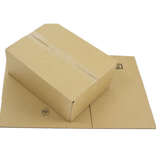 BOXON Wellåda E345S 30KG 589x389x146mm P | Emballage och lagerutrustning - Lådor och well - Welllådor 1-lag - 500-1300 mm | Kontorsexperten