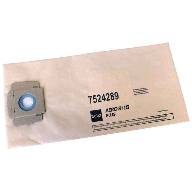 TASKI Dammsugarpåse AERO 8/15 papper 10/fp | Städ och hygien - Dammsugare - Dammsugarpåsar | Kontorsexperten