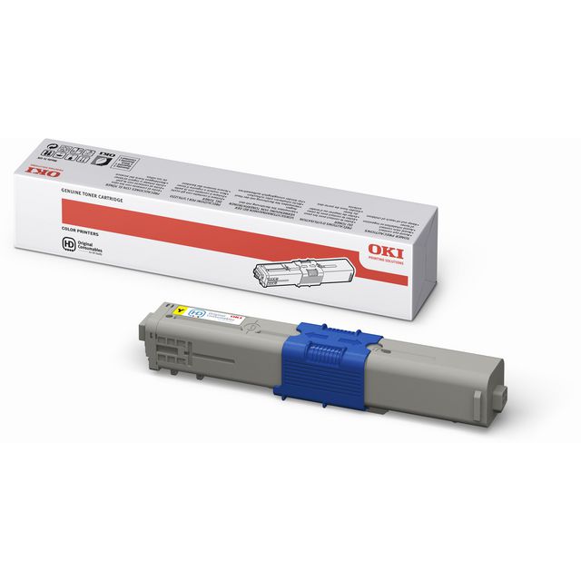 OKI Toner, gul, singelförpackning, 44469704 | Toner och bläck - Tonerkassetter - Toner OKI | Kontorsexperten