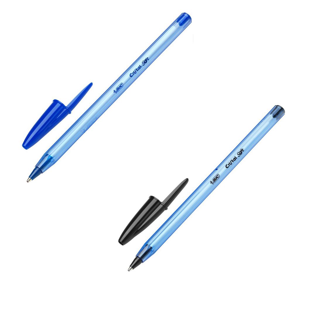 BIC Kulpenna Cristal® Soft 1,2mm svart | Kontorsmaterial - Pennor - Kulpennor | Kontorsexperten