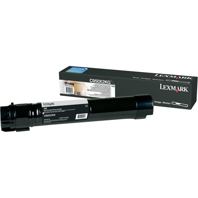 LEXMARK Toner C950X2KG svart | Toner och bläck - Tonerkassetter - Toner Lexmark | Kontorsexperten