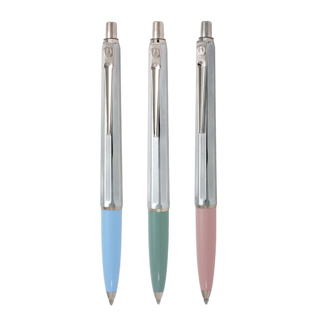 BALLOGRAF Kulpenna Epoca Chrome medium blått bläck blå | Kontorsmaterial - Pennor - Kulpennor | Kontorsexperten