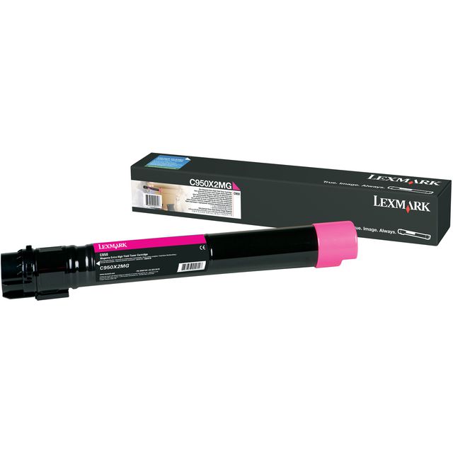 LEXMARK Toner C950X2MG magenta | Toner och bläck - Tonerkassetter - Toner Lexmark | Kontorsexperten