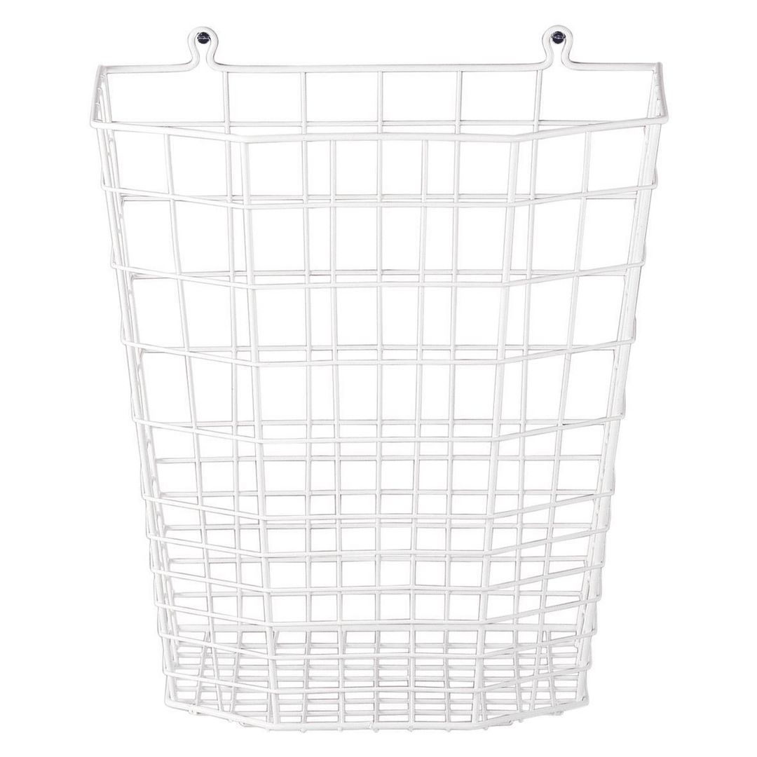 HYGIENTEKNIK Väggpapperskorg tråd vit | Städ och hygien - Avfallshantering och källsortering - Papperskorgar | Kontorsexperten