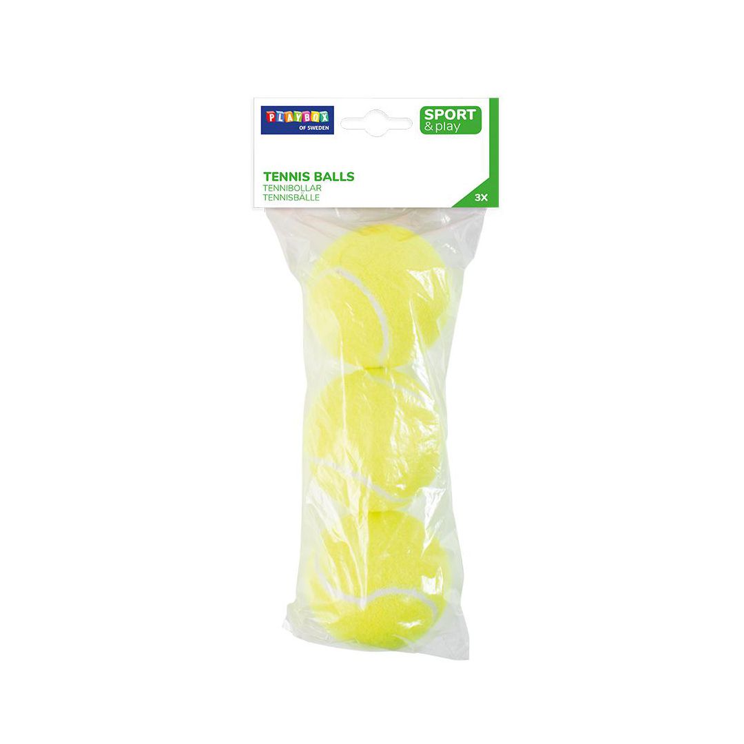 PLAYBOX Tennisbollar 3/fp | Skola och förskola - Idrott, hälsa och rörelse - Tennis | Kontorsexperten