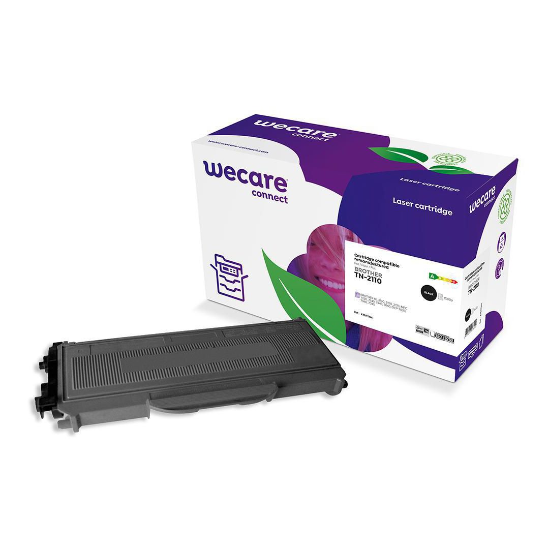 WECARE Toner BROTHER TN-2110 1,5K svart | Toner och bläck - Tonerkassetter - Toner WeCare | Kontorsexperten