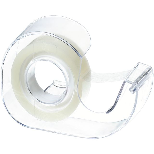 TESA Dubbelhäftande tejp 12mmx7,5m + dispenser | Emballage och lagerutrustning - Packtejper - Dubbelhäftande tejp | Kontorsexperten