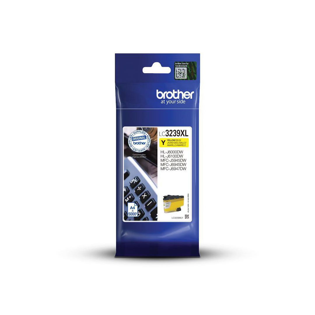 BROTHER Bläckpatron LC3239XLY Gul | Toner och bläck - Bläckpatroner - Bläckpatroner Brother | Kontorsexperten