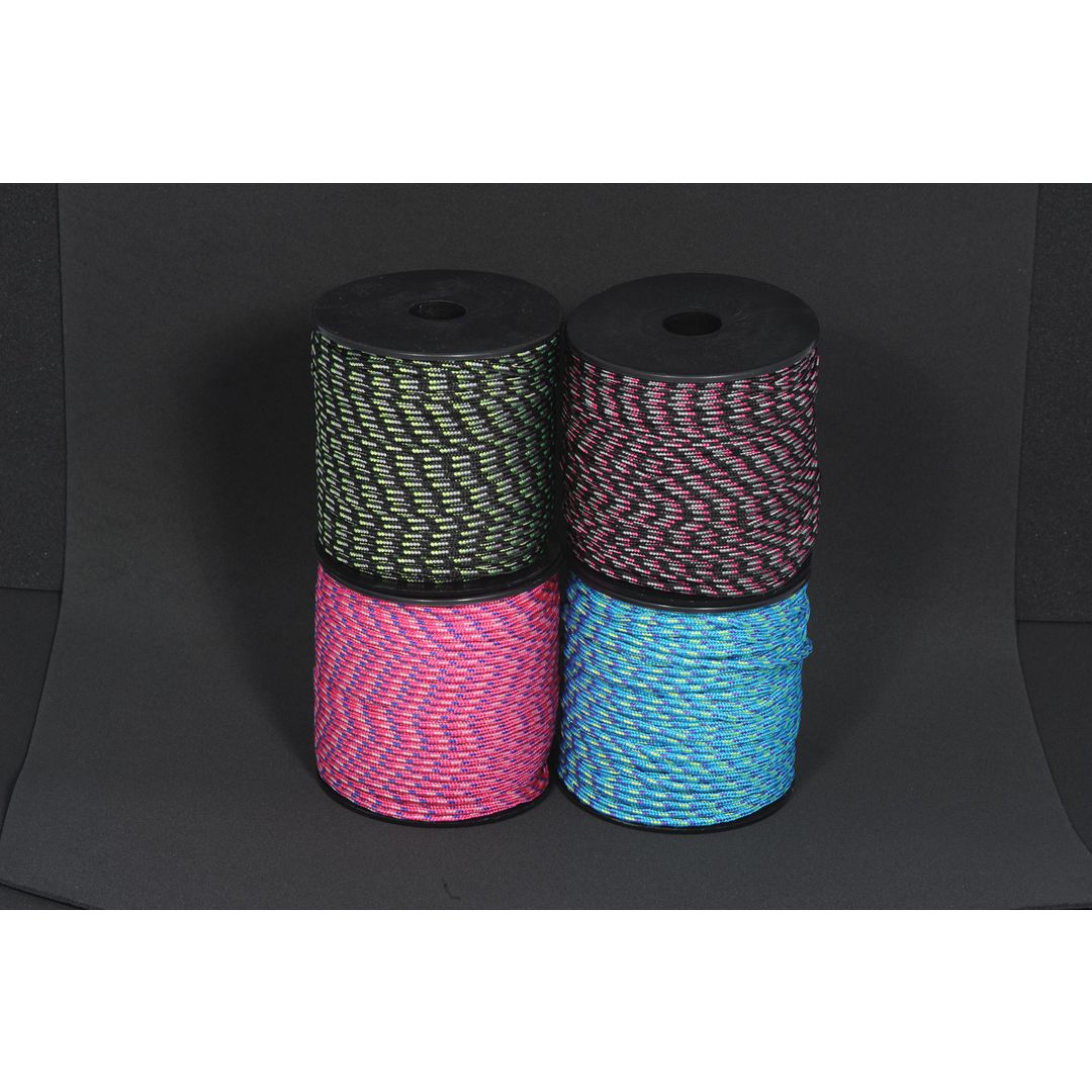 Paracordrem tunn melerade färger 4/fp | Skola och förskola - Hobbymaterial - Tråd, snöre och snodd | Kontorsexperten