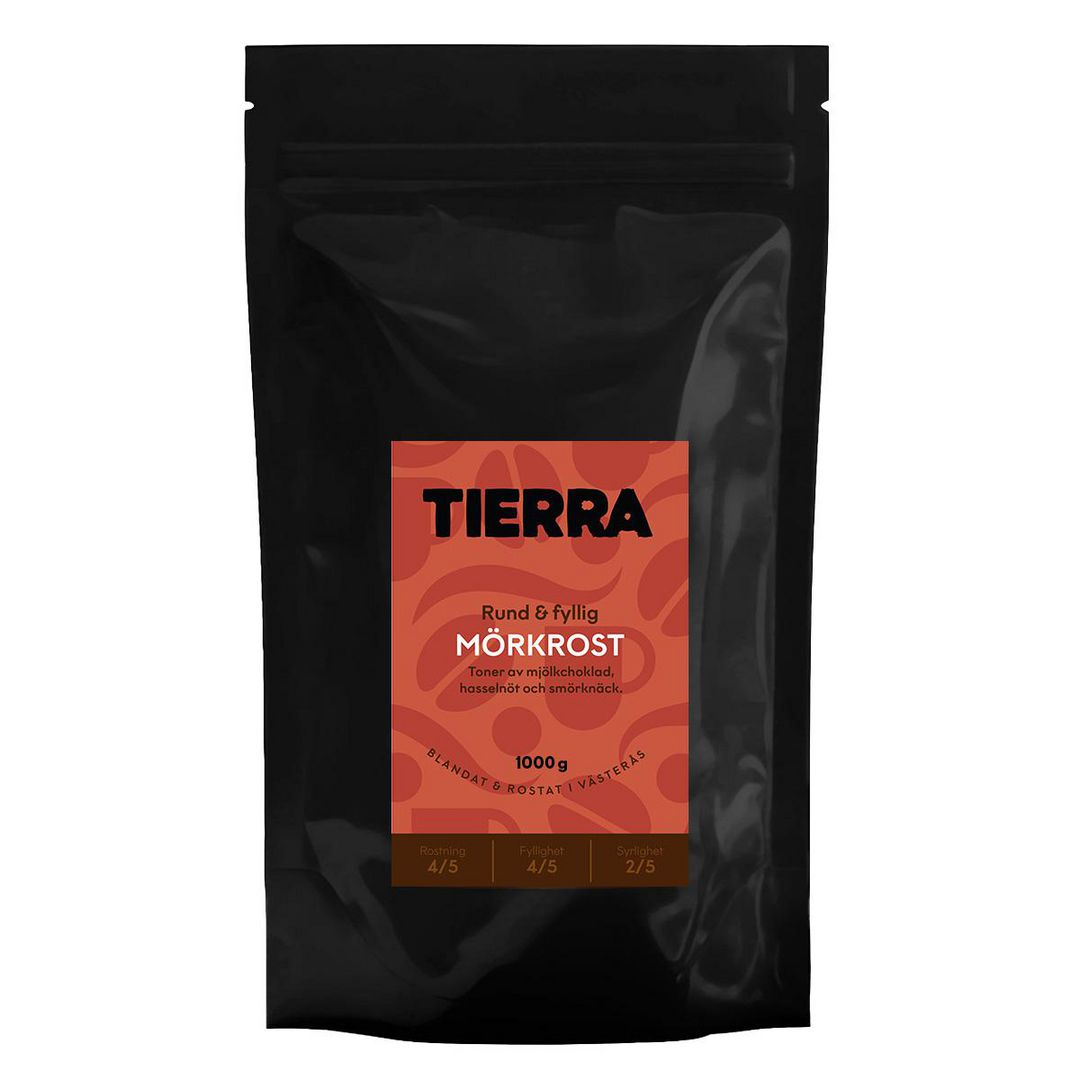 TIERRA VERDE Kaffe Mörkrost 1kg | Kök och servering - Kaffe och te - Bryggkaffe | Kontorsexperten
