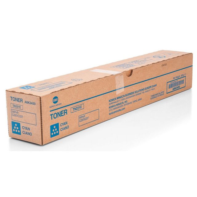 KONICA MINOLTA Toner A8K3450 Cyan | Toner och bläck - Tonerkassetter - Toner Konica Minolta | Kontorsexperten