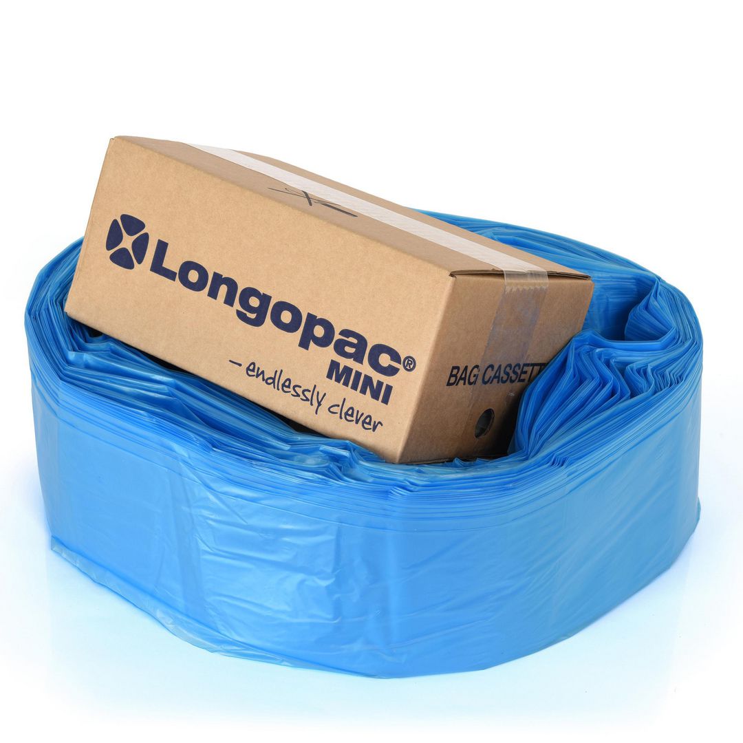 LONGOPAC Kassett Mini Standard 60m blå | Städ och hygien - Påsar och säckar - Kassett - Longopac | Kontorsexperten