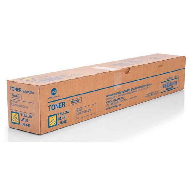KONICA MINOLTA Toner TN324Y Gul | Toner och bläck - Tonerkassetter - Toner Konica Minolta | Kontorsexperten