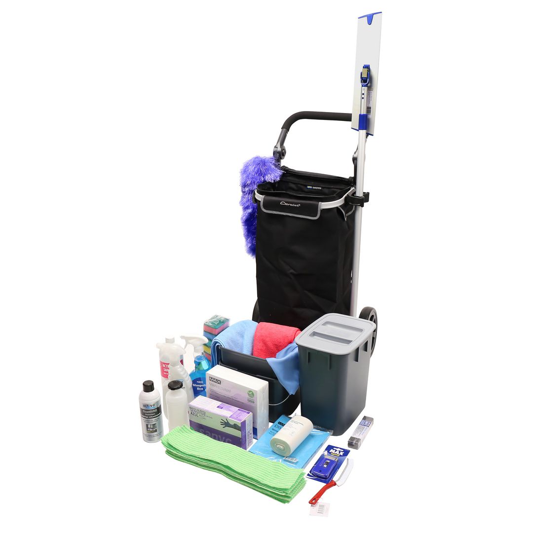 HYGIENTEKNIK Städvagn patrullvagn hemstäd komplett | Städ och hygien - Städvagnar - Städvagnar | Kontorsexperten