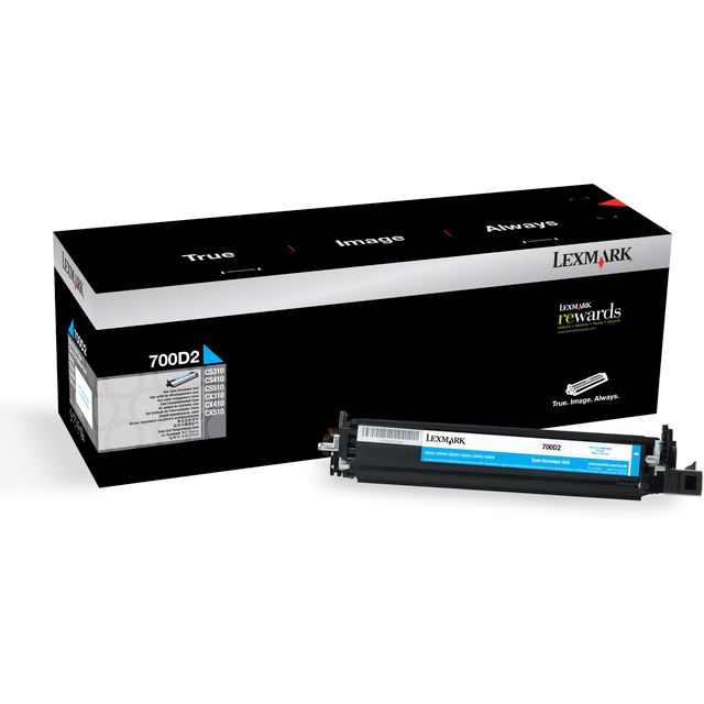 LEXMARK Framkallningsenhet, 700D2, cyan, 70C0D20 | Toner och bläck - Developers - Developers Lexmark | Kontorsexperten