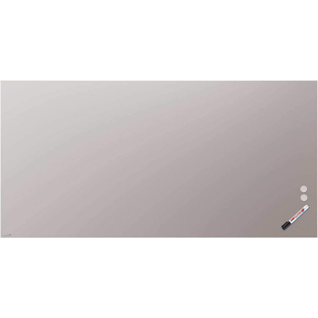 LEGAMASTER Glastavla matt 100x150cm grå | Kontorsmöbler och inredning - Whiteboardtavlor och tillbehör - Whiteboardtavlor - Glas | Kontorsexperten