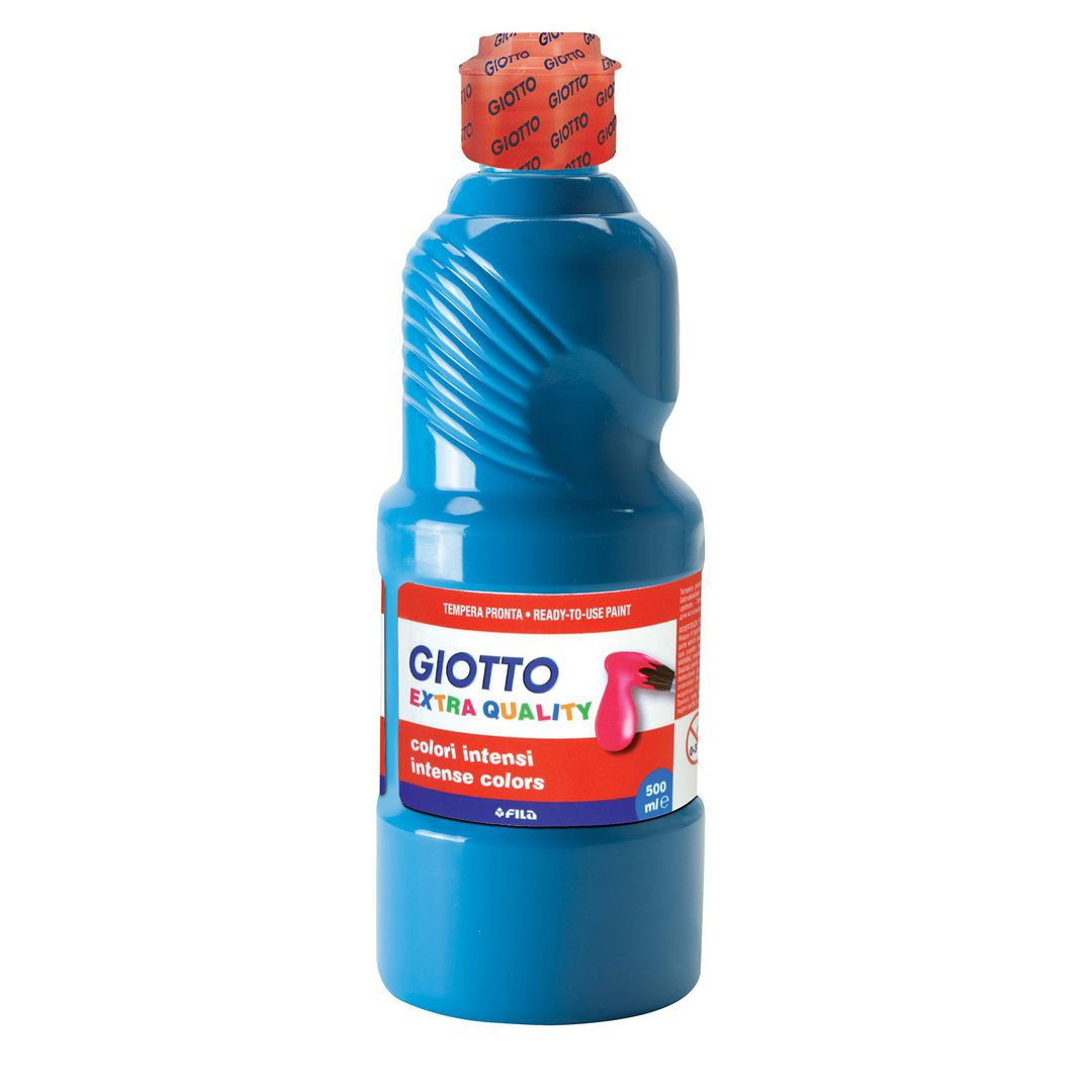 GIOTTO Färg Extra Quality 500ml klarblå | Skola och förskola - Målarfärg och tillbehör - Readymix | Kontorsexperten