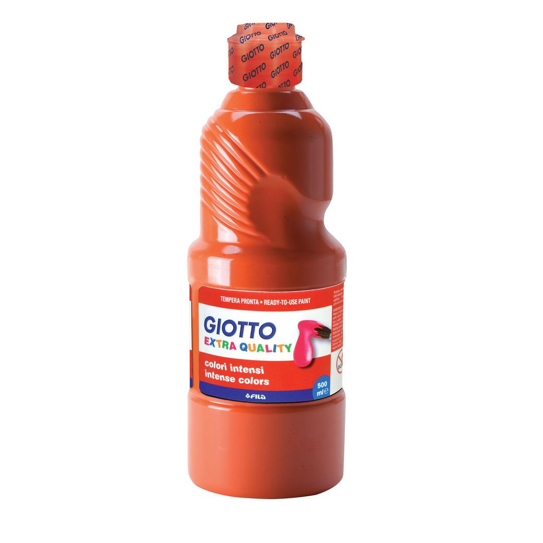 GIOTTO Färg Extra Quality 500ml klarröd | Skola och förskola - Målarfärg och tillbehör - Readymix | Kontorsexperten