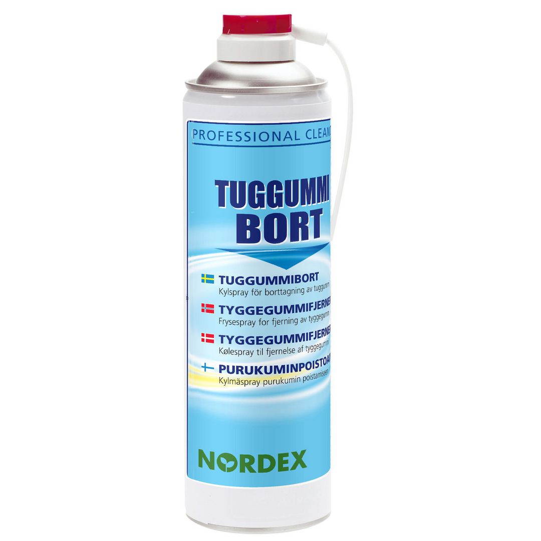 NORDEX Tuggummibort kylspray 500ml | Städ och hygien - Rengöringsmedel - Specialrengöring | Kontorsexperten