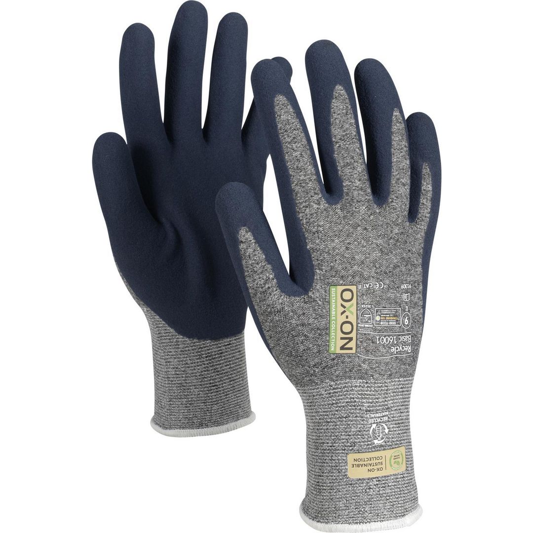 OX-ON Arbetshandske 16001 Recycle 10 | Skyddsutrustning - Skyddshandskar - Montagehandskar | Kontorsexperten