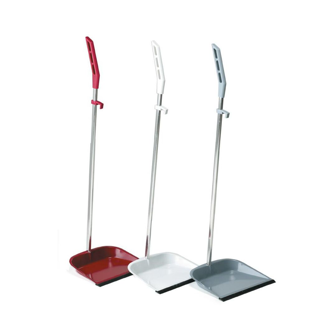 NORDEX Sopskyffel, långt handtag, 80cm, olika sorterade färger | Städ och hygien - Borstar och levanger - Sopset | Kontorsexperten