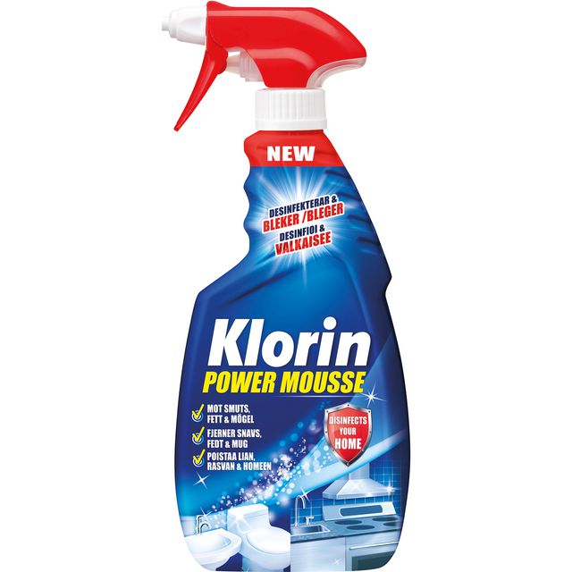 KLORIN Grovrengöring Power Mousse 500ml | Städ och hygien - Rengöringsmedel - Grovrent | Kontorsexperten