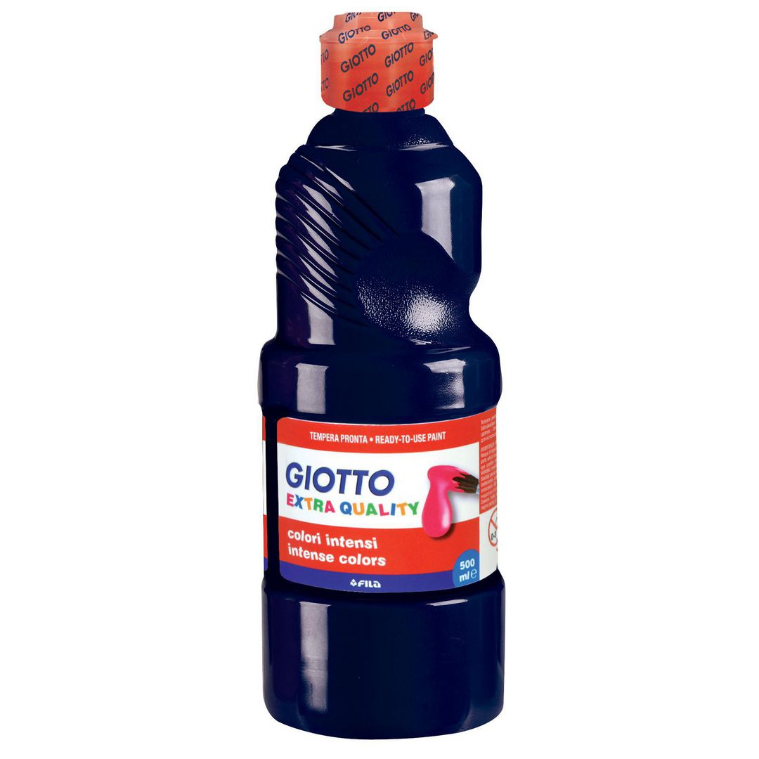 GIOTTO Färg Extra Quality 500ml svart | Skola och förskola - Målarfärg och tillbehör - Readymix | Kontorsexperten